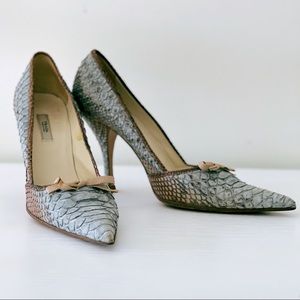 Prada Python Heels